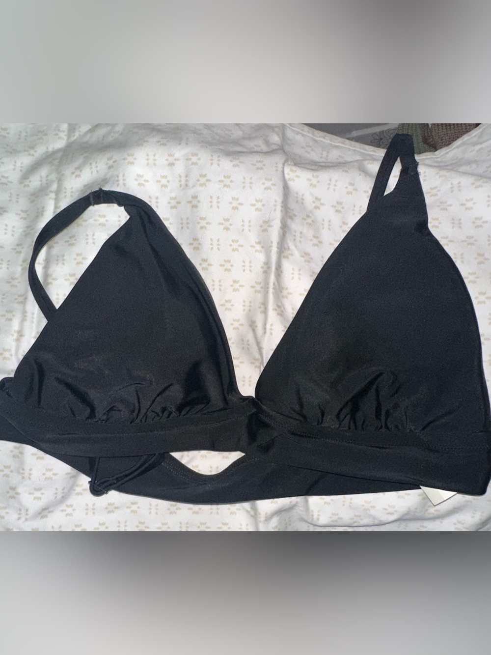 aerie Black Triangle swim top